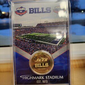 Buffalo Bills Farewell Game Bronze Coin - Limited Edition